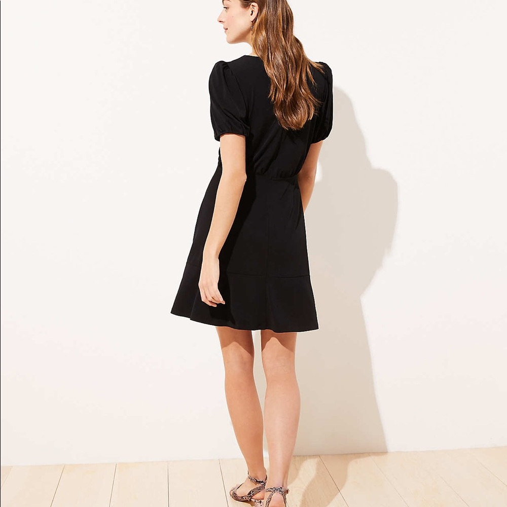 LOFT 🍁NWTs🍁 Flounce Flare Dress - Picture 2 of 10